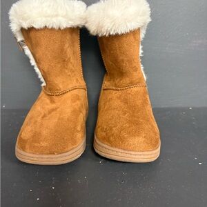 Cozy Tan Kids Boots